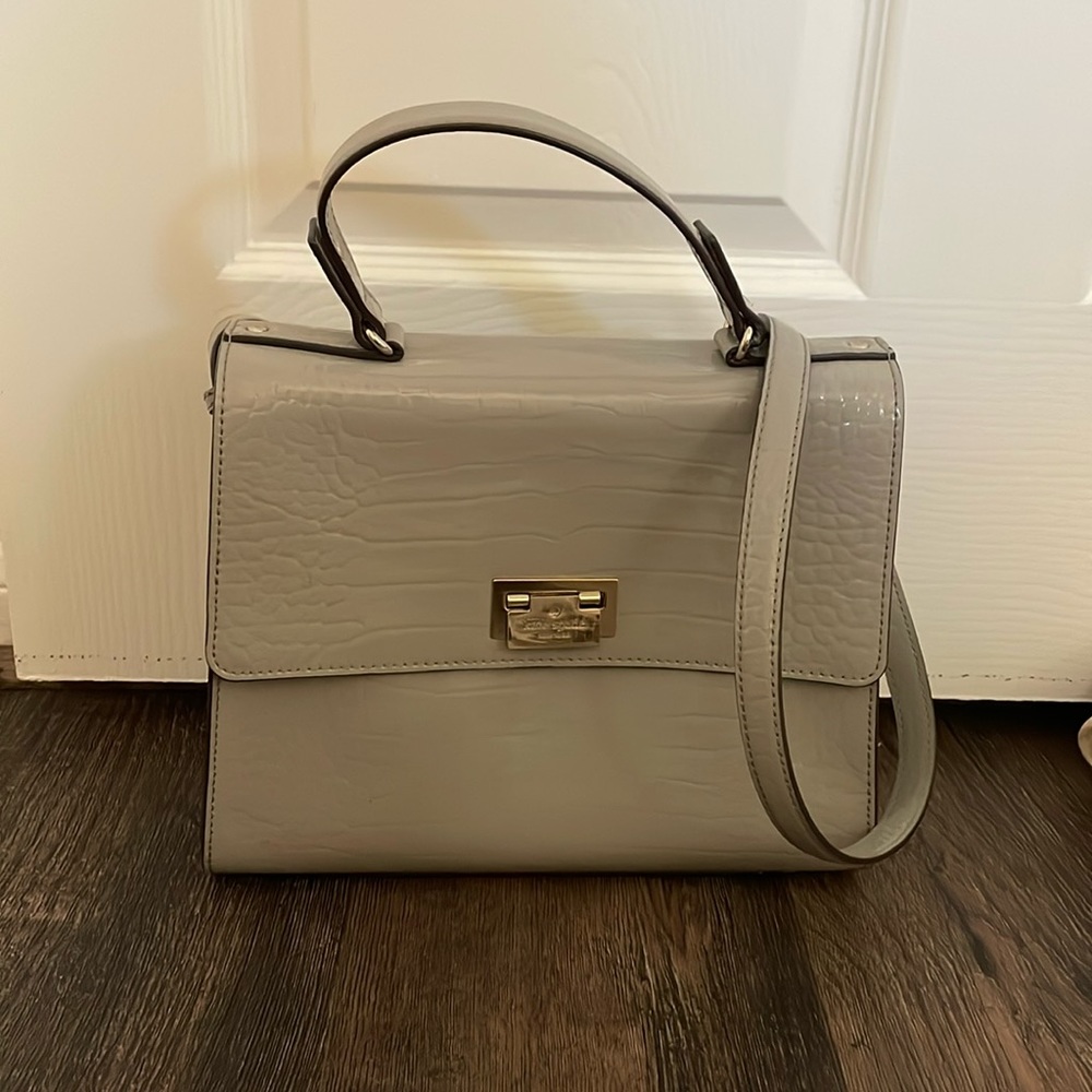 Kate Spade grey purse. Medium sized. Lightly used